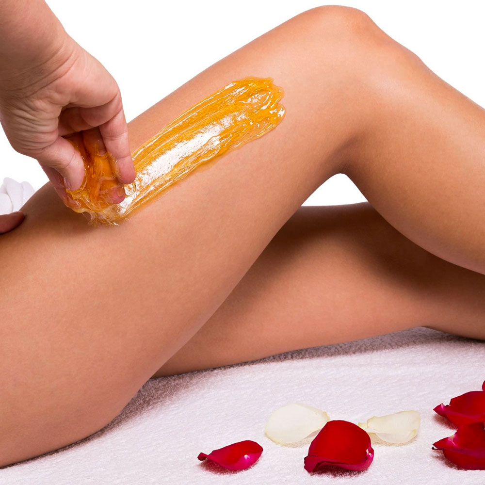 Sugaring hair removal